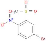 4-Bromo-2-methanesulfonyl-1-nitrobenzene