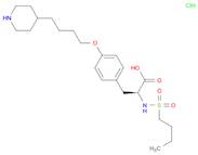 L-Tyrosine, N-(butylsulfonyl)-O-[4-(4-piperidinyl)butyl]-,monohydrochloride