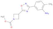 Methyl 3-(3-(3-Amino-4-Methylphenyl)-1,2,4-Oxadiazol-5-Yl)Azetidine-1-Carboxylate