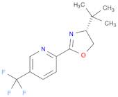2-[(4R)-4-tert-Butyl-4,5-dihydro-2-oxazolyl]-5-(trifluoromethyl)pyridine