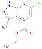 Ethyl 6-chloro-3-methyl-1H-pyrazolo[3,4-b]pyridine-4-carboxylate