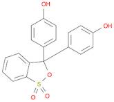 Phenol, 4,4'-(1,1-dioxido-3H-2,1-benzoxathiol-3-ylidene)bis-