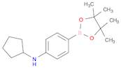 N-cyclopentyl-4-(tetramethyl-1,3,2-dioxaborolan-2-yl)aniline