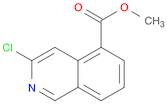 5-isoquinolinecarboxylic acid, 3-chloro-, methyl ester