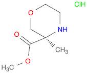 methyl(3R)-3-methylmorpholine-3-carboxylatehydrochloride