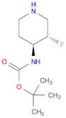 tert-butylN-[(3S,4S)-3-fluoropiperidin-4-yl]carbamate