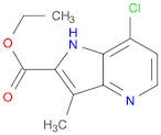 Ethyl 7-chloro-3-methyl-1H-pyrrolo[3,2-b]pyridine-2-carboxylate