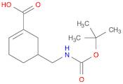 5-(((tert-Butoxycarbonyl)amino)methyl)cyclohex-1-enecarboxylic acid