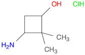 3-amino-2,2-dimethylcyclobutan-1-ol hydrochloride