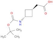 2-[3-(tert-Butoxycarbonylamino)cyclobutyl]acetic acid