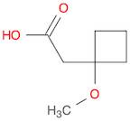 2-(1-Methoxycyclobutyl)Acetic Acid