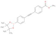 Methyl 4-((4-(4,4,5,5-tetramethyl-1,3,2-dioxaborolan-2-yl)phenyl)ethynyl)benzoate