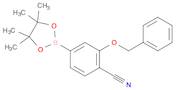2-(benzyloxy)-4-(tetramethyl-1,3,2-dioxaborolan-2-yl)benzonitrile