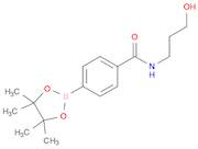 N-(3-Hydroxy-propyl)-4-(4,4,5,5-tetramethyl-[1,3,2]dioxaborolan-2-yl)-benzamide