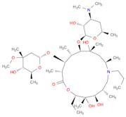 1-Oxa-7-azacyclopentadecan-15-one,13-[(2,6-dideoxy-3-C-methyl-3-O-methyl-a-L-ribo-hexopyranosyl)oxy]-2-ethyl-3,4,10-trihydroxy-3,5,8,10,12,14-hexamethyl-7-propyl-11-[[3,4,6-trideoxy-3-(dimethylamino)-b-D-xylo-hexopyranosyl]oxy]-,[2R-(2R*,3S*,4R*,5S*,8R*,10R*,11R*,12S*,13S*,14R*)]-