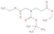 b-Alanine, N-[(1,1-dimethylethoxy)carbonyl]-N-(2-ethoxy-2-oxoethyl)-,ethyl ester