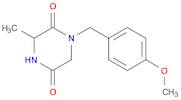 1-[(4-Methoxyphenyl)Methyl]-3-Methylpiperazine-2,5-Dione