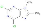 9h-purine, 2,6-dichloro-8,9-dimethyl-