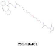 Dibenzoazacyclooctyne-tetra(ethylene glycol)-maleimide