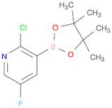 2-Chloro-5-fluoro-3-(4,4,5,5-tetramethyl-1,3,2-dioxaborolan-2-yl)pyridine