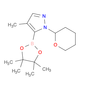 4-methyl-1-(oxan-2-yl)-5-(tetramethyl-1,3,2-dioxaborolan-2-yl)-1H-pyrazole