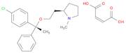 Pyrrolidine,2-[2-[(1R)-1-(4-chlorophenyl)-1-phenylethoxy]ethyl]-1-methyl-, (2R)-,(2E)-2-butenedioate (1:1)