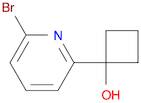 1-(6-bromopyridin-2-yl)cyclobutan-1-ol