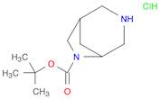 tert-Butyl 3,6-diazabicyclo[3.2.1]octane-6-carboxylate hydrochloride