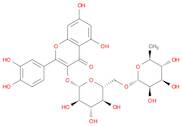 4H-1-Benzopyran-4-one,3-[[6-O-(6-deoxy-a-L-mannopyranosyl)-b-D-glucopyranosyl]oxy]-2-(3,4-dihydroxyphenyl)-5,7-dihydroxy-