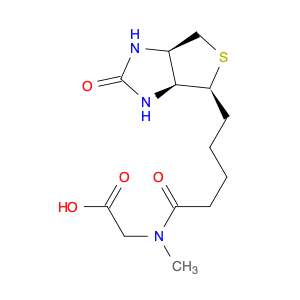 Glycine,N-[5-(hexahydro-2-oxo-1H-thieno[3,4-d]imidazol-4-yl)-1-oxopentyl]-N-methyl-, [3aS-(3aa,4b,6aa)]-