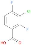 Benzoic acid, 3-chloro-2,4-difluoro-