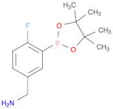 5-Aminomethyl-4-2luorophenylboronic acid, pinacol ester