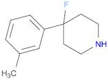4-Fluoro-4-(m-tolyl)piperidine