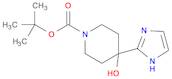 1-Piperidinecarboxylic acid, 4-hydroxy-4-(1H-imidazol-2-yl)-,1,1-dimethylethyl ester