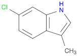1H-Indole, 6-chloro-3-methyl-