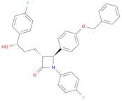 2-Azetidinone,1-(4-fluorophenyl)-3-[(3S)-3-(4-fluorophenyl)-3-hydroxypropyl]-4-[4-(phenylmethoxy)phenyl]-, (3R,4S)-