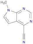 7-methyl-7H-pyrrolo[2,3-d]pyrimidine-4-carbonitrile