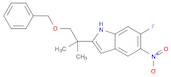 2-(1-(Benzyloxy)-2-methylpropan-2-yl)-6-fluoro-5-nitro-1H-indole