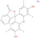 Spiro[isobenzofuran-1(3H),9'-[9H]xanthen]-3-one,3',6'-dihydroxy-2',4',5',7'-tetraiodo-, disodium salt