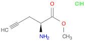 4-Pentynoic acid,2-amino-, methyl ester, hydrochloride, (2S)- (9CI)