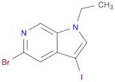 5-Bromo-1-Ethyl-3-Iodo-1H-Pyrrolo[2,3-C]Pyridine