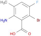 2-Amino-6-bromo-5-fluoro-3-methylbenzoic Acid