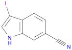 3-iodo-1H-indole-6-carbonitrile