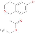 1H-2-Benzopyran-1-acetic acid, 6-bromo-3,4-dihydro-, ethyl ester