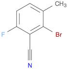 2-Bromo-6-fluoro-3-methylbenzonitrile