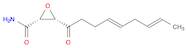 Oxiranecarboxamide, 3-(1-oxo-4,7-nonadienyl)-, [2R-[2a,3a(4E,7E)]]-