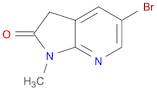 2H-Pyrrolo[2,3-b]pyridin-2-one, 5-bromo-1,3-dihydro-1-methyl-