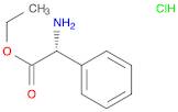 Benzeneacetic acid, a-amino-, ethyl ester, hydrochloride, (aR)-