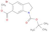 1-tert-Butyl 6-methyl 5-bromoindoline-1,6-dicarboxylate