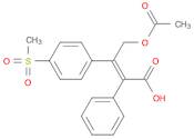 Benzeneacetic acid,a-[2-(acetyloxy)-1-[4-(methylsulfonyl)phenyl]ethylidene]-, (aZ)-